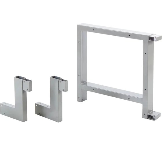 Изображение товара Комплект ДЗМи Элегант Комфорт поворот на 90 гр, 2 шага, алюминиевый металлик 83983