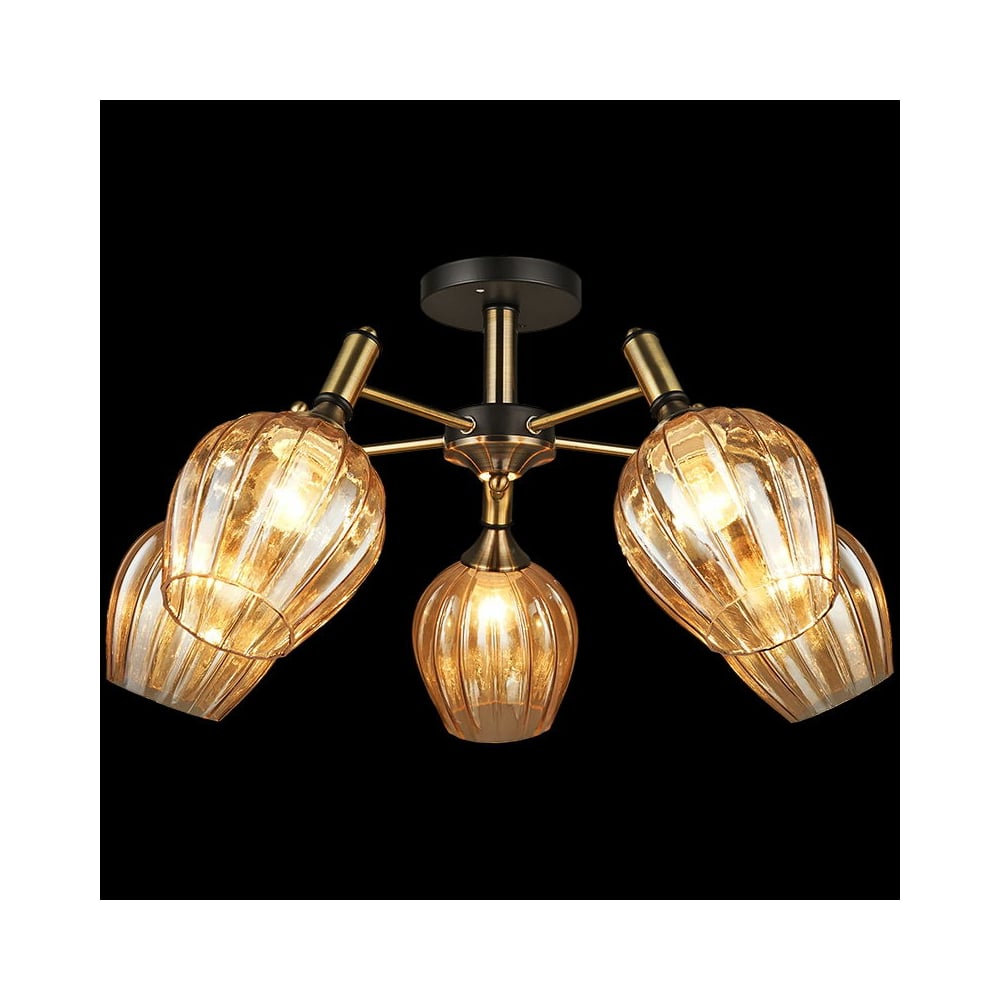 Изображение товара Потолочная люстра ReLuce 03624-0.3-05 современный дизайн античная бронза 5 ламп