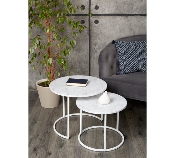 Изображение товара Комплект журнальных столиков Callisto mobili М001.0Д70