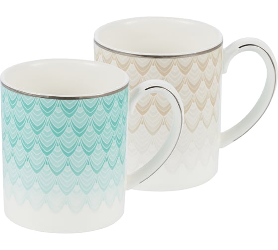 Изображение товара Набор кружек Gipfel Pearl 350 мл, 2 предмета 52274