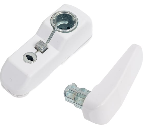 Изображение товара Блокирующий замок флажок для окон DORF белый EL-02_White