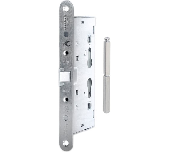 Изображение товара Корпус огнестойкого замка антипаник DOORLOCK V1901/65mm PZ72 ZN в комплекте с разрезным штоком 79082