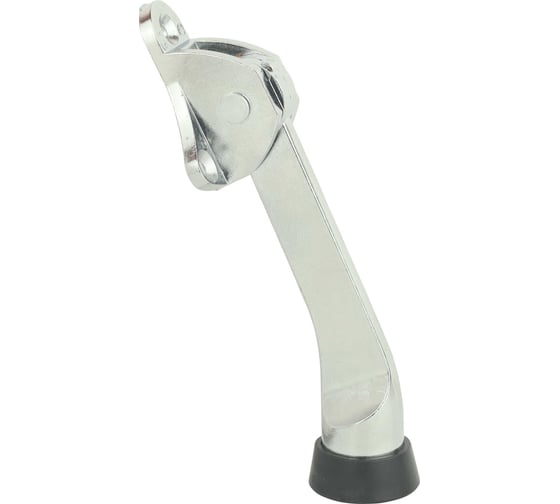 Изображение товара Фиксатор напольный для двери DORF откидной, козья ножка, металл, хром DORF_КН_130_chrome