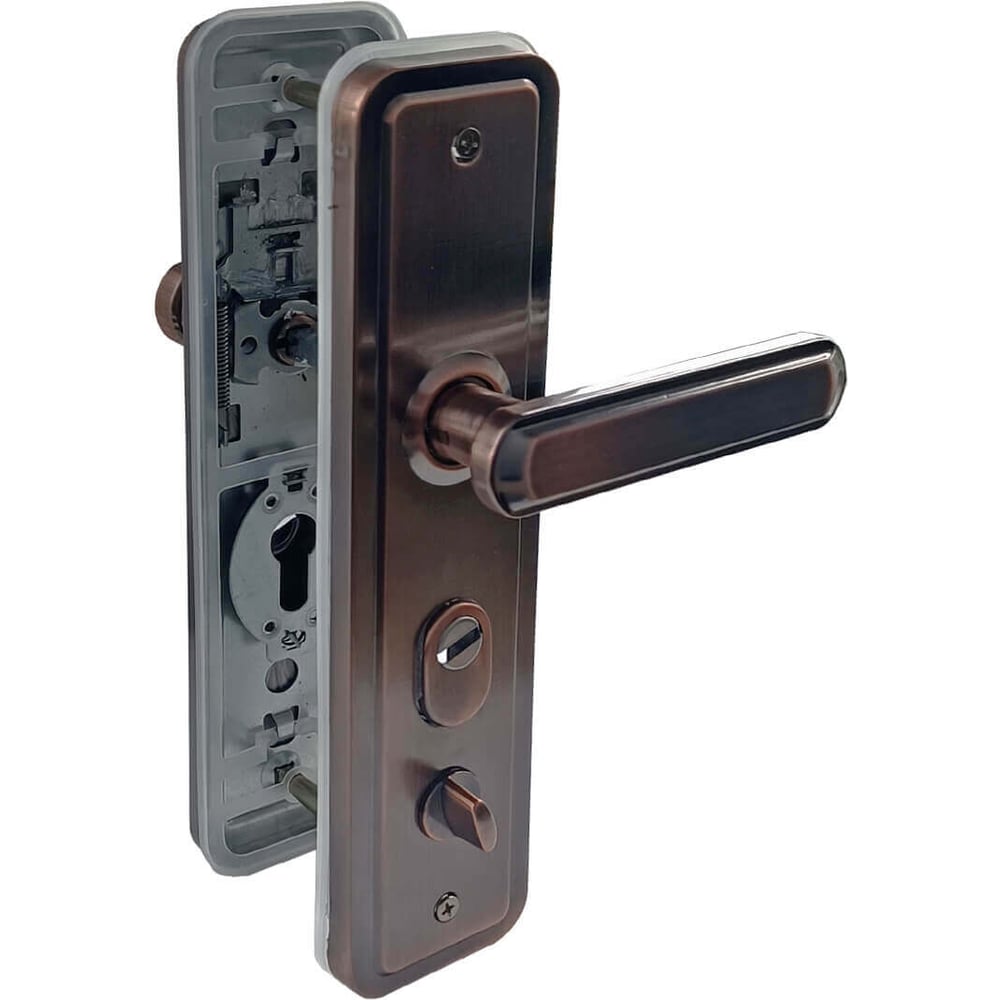 Изображение товара Комплект ручек Marlok РД-6603 универсальный 14 AC медь для входных дверей