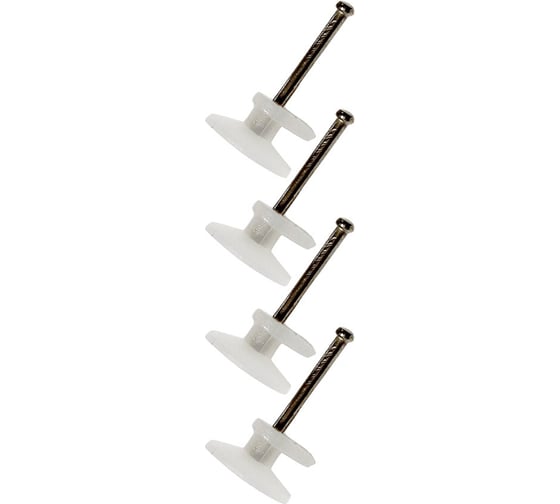 Изображение товара Крюк-точка настенный для картин ЕВРОПАРТНЕР 16 мм,пластик, 16 шт. 0301 2