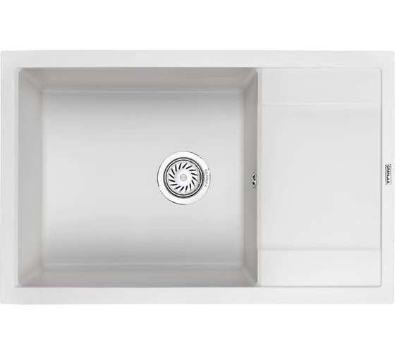 Изображение товара Оборачиваемая кухонная кварцевая мойка GRANULA GR-7805 780х500 мм, арктик