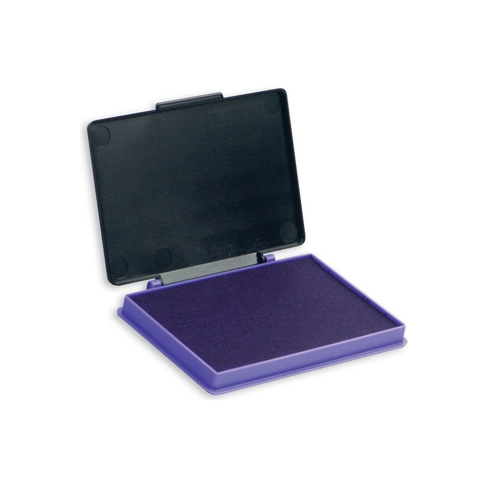 Настольная пластиковая штемпельная подушка Kores, цвет фиолетовый