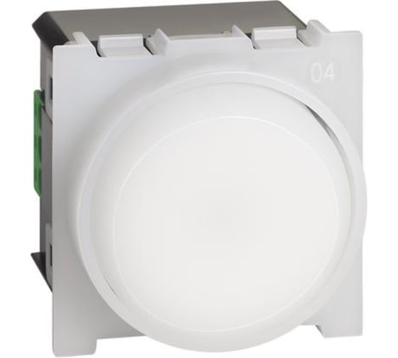 Изображение товара Лампа аварийного освещения Bticino LIVING NOW сьемная светодиодная 230В встроенный выключатель 2 часа автономной работы 2 модуля. K4380