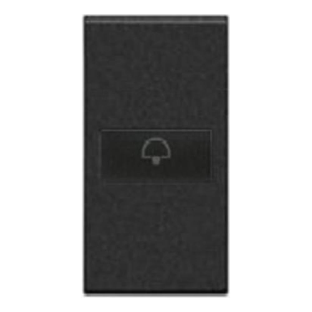 Изображение товара Клавиша Bticino Livinglight Axial символ Звонок 1 модуль антрацит L4916D