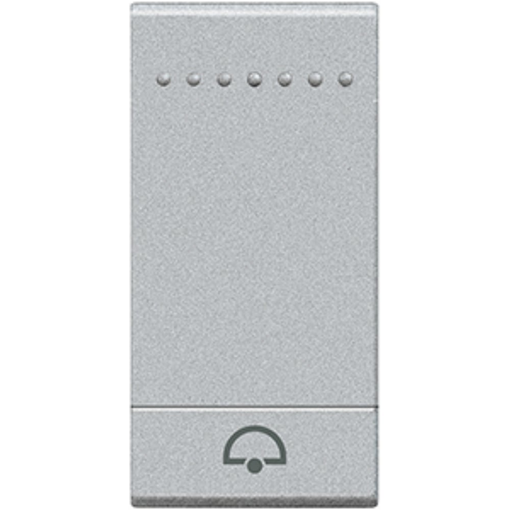 Изображение товара Клавиша звонка Bticino Livinglight NT4915DN одноклавишная алюминий