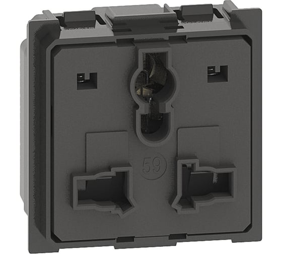 Изображение товара Розетка Bticino LIVING NOW "мультистандарт" 2 модуля. K4139