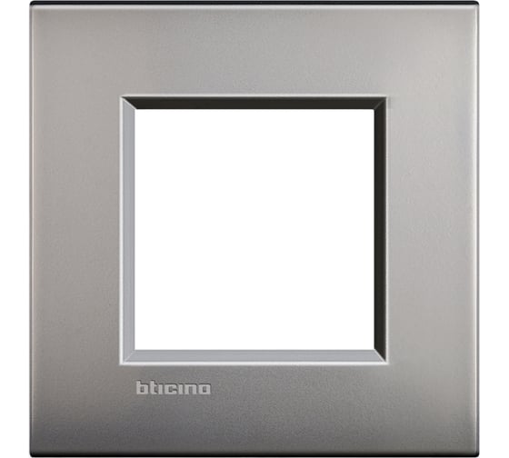 Изображение товара Лицевая панель Bticino Livinglight 2мод. М.никель LNE4802NK