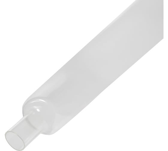 Изображение товара Термоусаживаемая трубка REXANT ТУТ 25,0/12,5 мм, прозрачная, 10 шт. по 1 м 22-5009