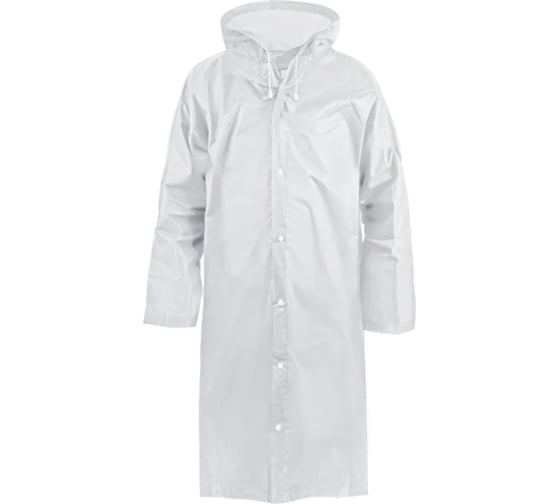 Изображение товара Дождевик с капюшоном на кнопках Master EVA белый, 110 мкм 406-654