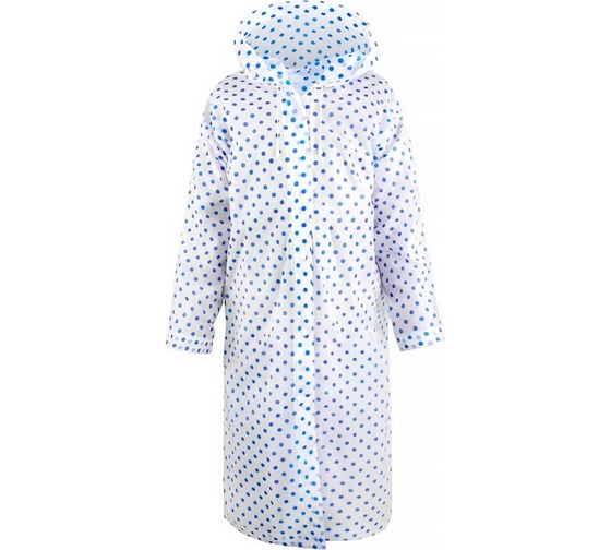 Изображение товара Дождевик с капюшоном на кнопках Master EVA горох, 110 мкм 406-655