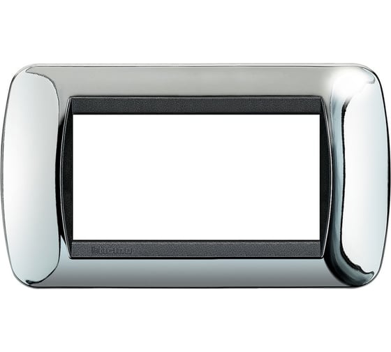 Изображение товара Накладка Bticino на 4 модуля, Светлый Хром L4804CR