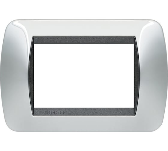Изображение товара Накладка Bticino на 3 модуля, Светлый Хром L4803CR