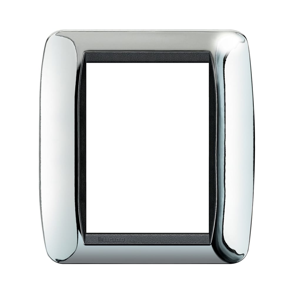 Изображение товара Накладка Bticino 3+3 модуля светлый хром L4826CR для электромонтажа