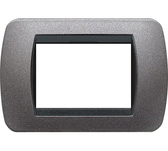 Изображение товара Накладка Bticino на 3 модуля, Графит L4803GF