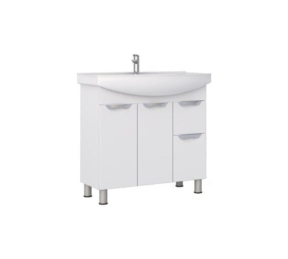Изображение товара Тумба BRIZ Бриз т15к-105, из ДСП и МДФ, ум. Стиль 362 03-15105-04 00 БЕЛ