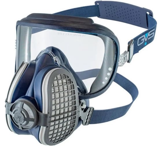 Изображение товара Респиратор - полумаска с защитой зрения БЕРТА GVS Elipse Integra P3 с защитой от запаха, размер S/M BSPR404IFUC