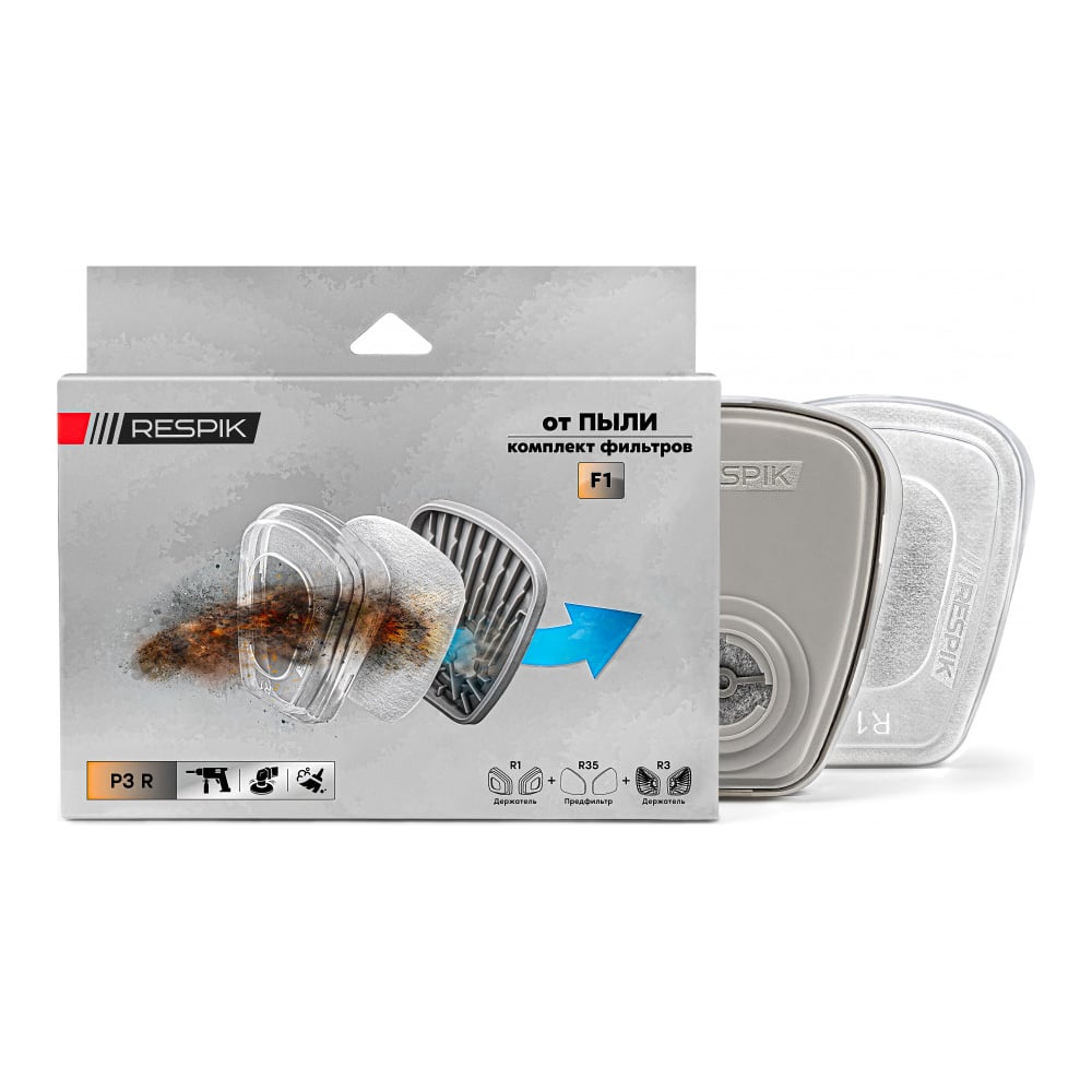 Комплект фильтров от пыли RESPIK F1