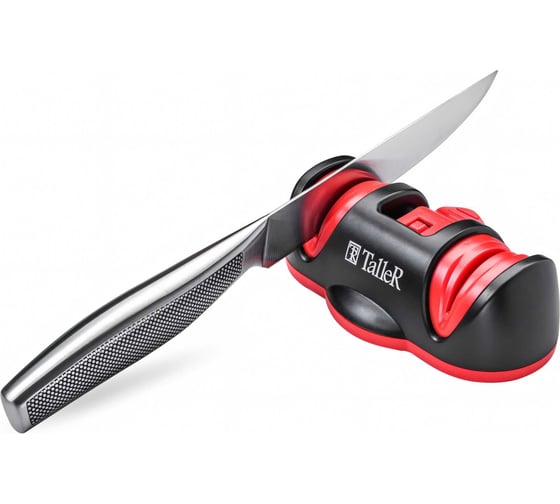 Изображение товара Точилка TALLER Чендлер 13.4x7.3x4.5 см двухступенчатая заточка, угол заточки 20 TR-62507