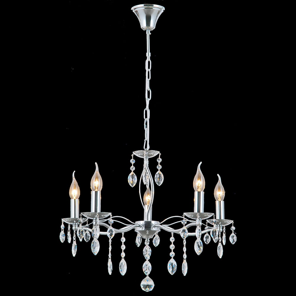 Изображение товара Подвесная люстра ILLUMICO IL0265-5PSQ-24 в антикварной бронзе