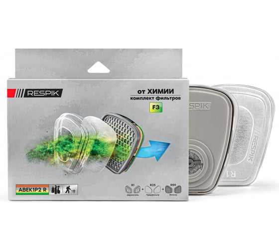 Изображение товара Комплект фильтров от химии RESPIK F3
