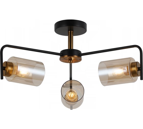 Изображение товара Потолочный светильник ILLUMICO IL8248-3COU-79 BK GD