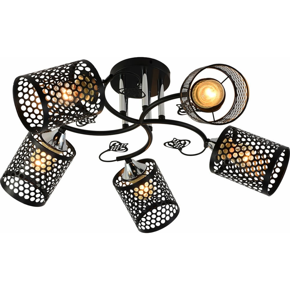 Изображение товара Потолочная люстра ReLuce 11320-0.3-05 черно-хромовая