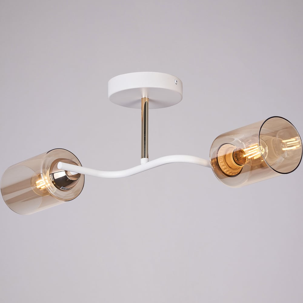 Изображение товара Потолочный светильник ILLUMICO IL8148-2COU-79 WH GD Bice стильный современный дизайн