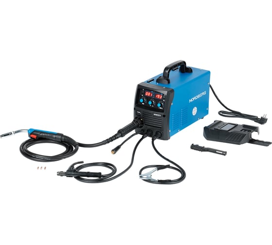 Изображение товара Инверторный сварочный аппарат NORDBERG MIG+MMA, 220V WMI201