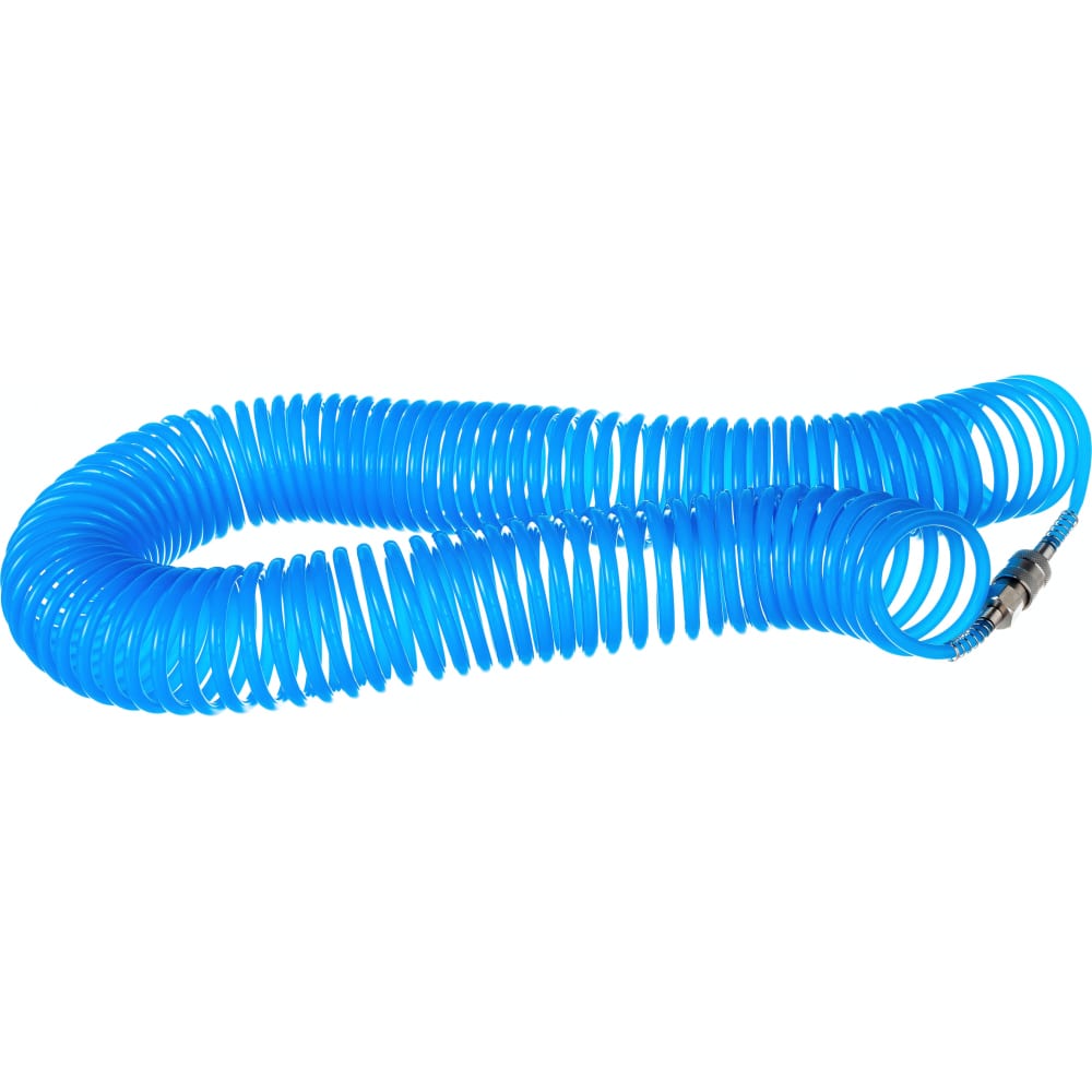 Спиральный шланг Pegas pneumatic шланг спиральный с фитингами pegas 8 12 20 м полиуретановый синий