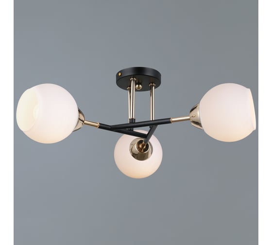 Изображение товара Потолочный светильник ILLUMICO IL0689-3CSQ-24 BK FGD LIBRA