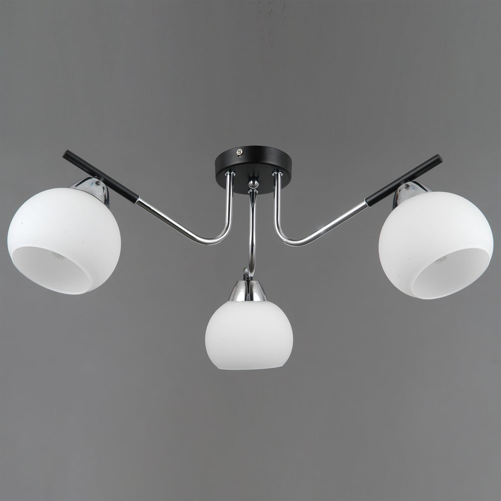 Изображение товара Потолочный светильник ILLUMICO IL0713-3CSQ-24 BK CR LIBRA современный стиль