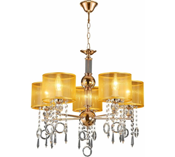 Изображение товара Подвесная люстра ILLUMICO IL6219-5P-27 GD