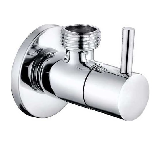 Изображение товара Кран угловой IDDIS с отражателем, 1/2; 1/2, кран-букса, латунь 910B0Z4C2CZ