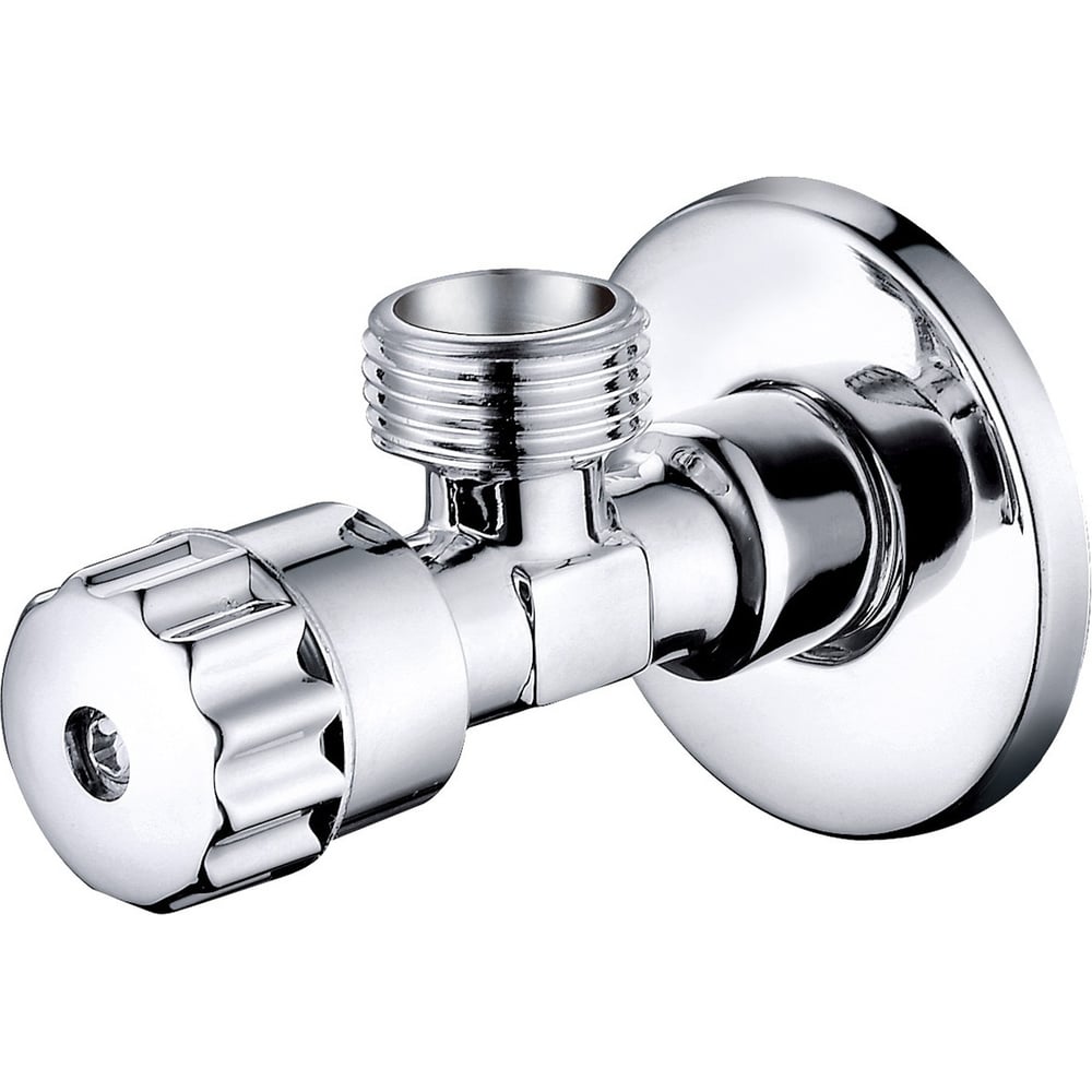Изображение товара Угловой кран IDDIS Optima Home с отражателем, латунь, хром, 1/2-3/4 Изображение товара Угловой кран IDDIS Optima Home с отражателем, латунь, хром, 1/2-3/4