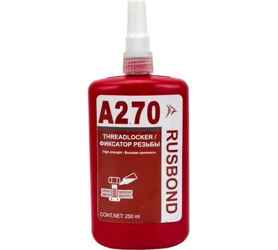 Изображение товара Фиксатор резьбовых соединений RusBond высокой прочности A2.70 250