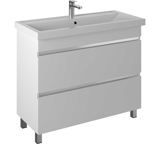 Изображение товара Тумба BRIZ Элен классик т8-100 из ДСП и МДФ ум. Фостер 227 03-08100-06 00 БЕЛ