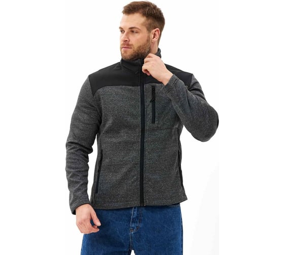 Изображение товара Толстовка (куртка) Tarantula URSUS цвет серый/черный, ткань Софтшел, размер M КУР-H23011 СЕРЫЙ/M