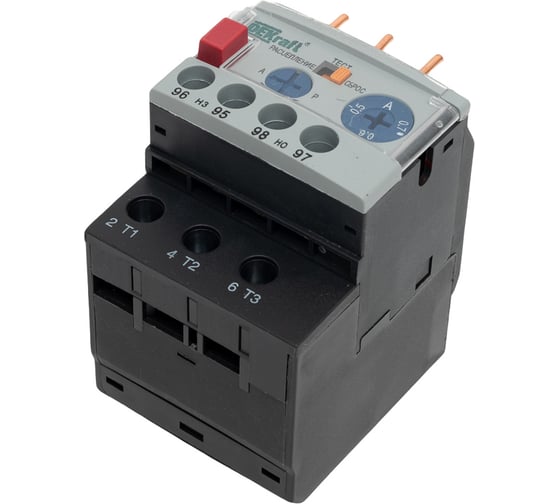 Изображение товара Тепловое реле перегрузки Dekraft РТ03-09-18-0.50A-0.70A 23105DEK