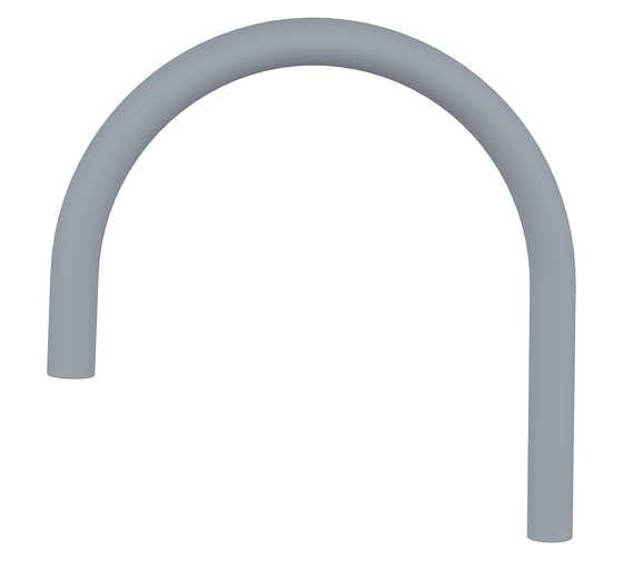 Изображение товара Сменный гибкий шланг для смесителя IDDIS Kitchen Line силикон, цвет серый FSPGR00i59