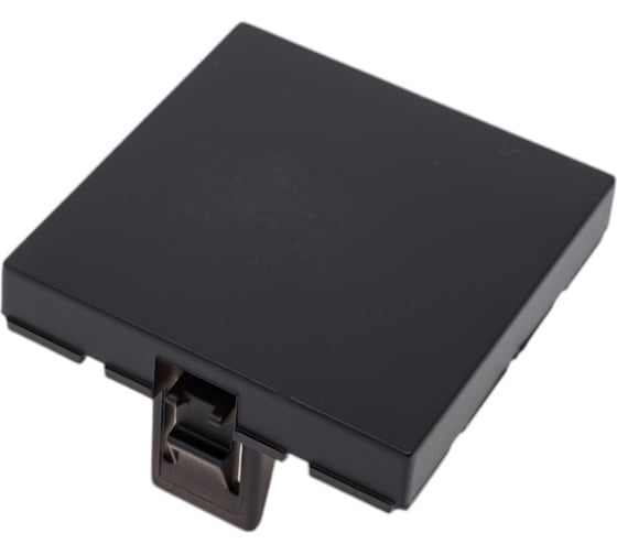 Изображение товара Заглушка Legrand Программа Mosaic 2 модуля, матовая черная 079181L