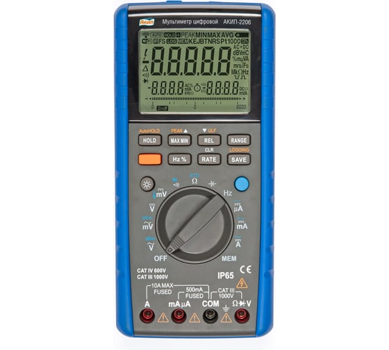 Изображение товара Цифровой мультиметр АКИП 2206 АКИП-2206