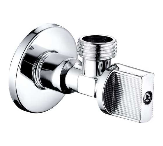 Изображение товара Кран угловой IDDIS с отражателем, 1/2; 1/2, шаровой, латунь 910B0P1B2CZ