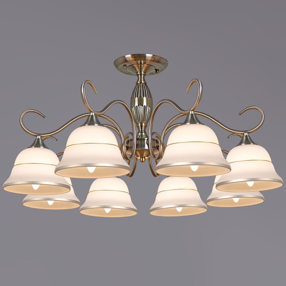 Изображение товара Потолочная люстра ReLuce 02263-0.3-08 AB современная 8 ламп 75 см IP20