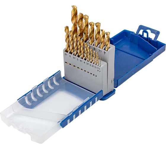 Изображение товара Набор сверл по металлу, YATAFORCE 19 предметов, 1-10мм YF-924U19(60721)