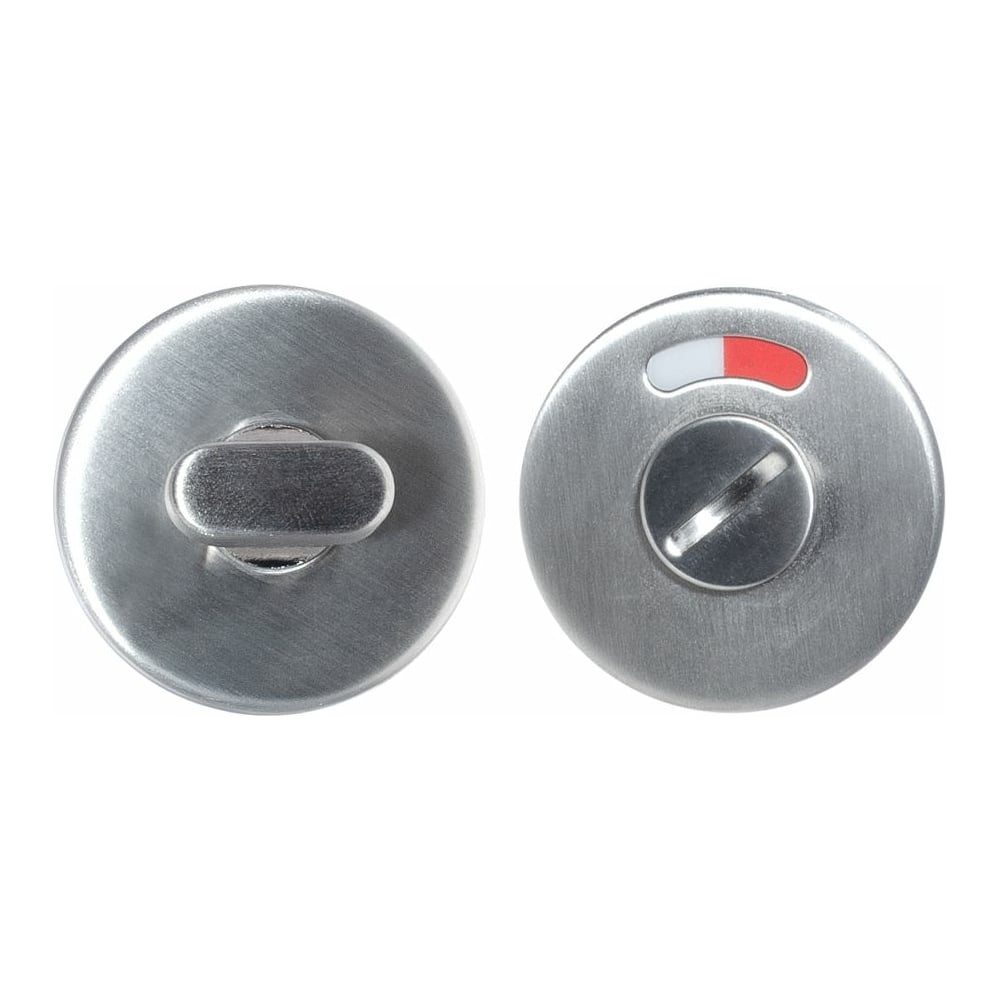 Изображение товара Поворотная кнопка DOORLOCK DL E08/Y/RW WC Rt нержавеющая сталь с индикатором